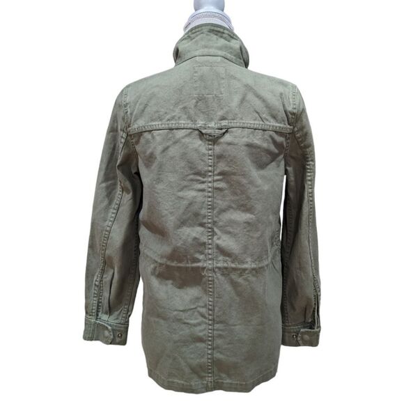 NWOT Madewell Military-Inspired Canvas Dispatch Jacket A1068 Size XS ARMY Green - Picture 6 of 12
